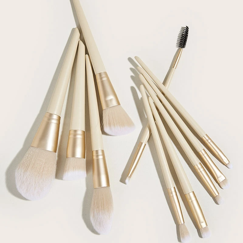 10Pcs/Set Champagne Makeup Brushes Set for Cosmetic Foundation Powder Blush Eyeshadow Blending Make Up Brush Beauty Tool
10Pcs/Set Champagne Makeup Brushes Set for Cosmetic Foundation Powder Blush Eyeshadow Blending Make Up Brush Beauty Tool