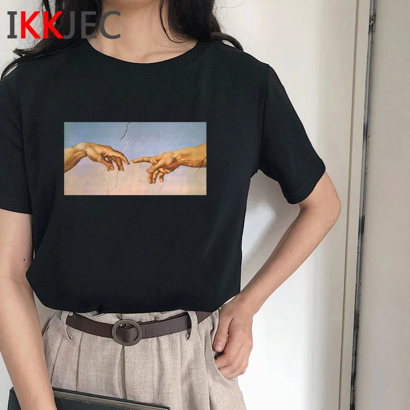 MICHELANGELO Aesthetic T Shirt Women Art Oil Painting Harajuku T-shirt Funny Cartoon Graphic Tshirt Streetwear Top Tee Female
MICHELANGELO Aesthetic T Shirt Women Art Oil Painting Harajuku T-shirt Funny Cartoon Graphic Tshirt Streetwear Top Tee Female