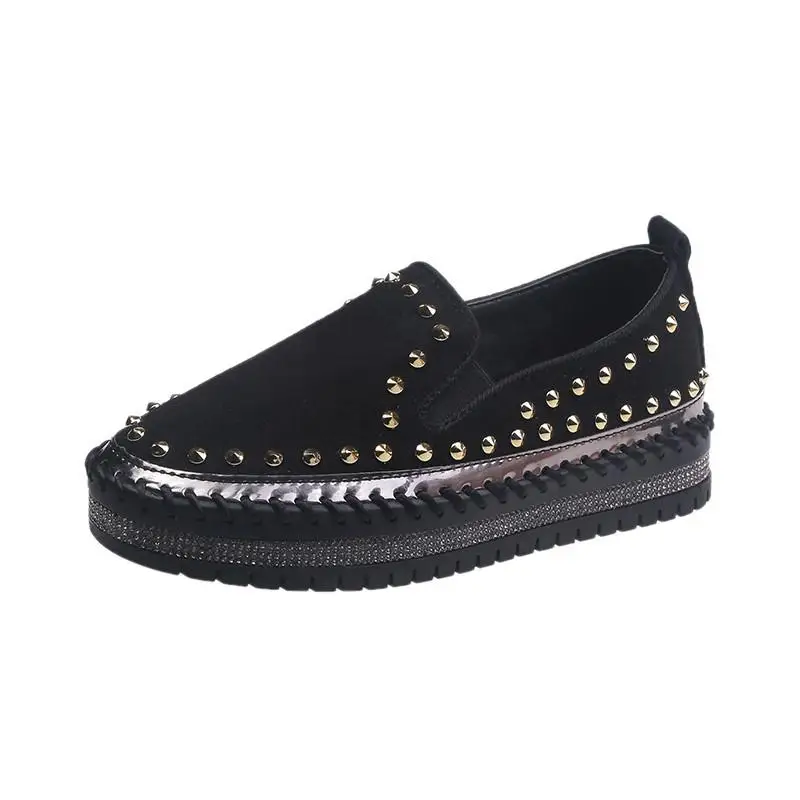 Round Toe PU Flat Shoes Women Casual Flats Slip on Rubber Loafers Ladies Shoes Comfortable Platform Shoes Women Autumn 2021 New
Round Toe PU Flat Shoes Women Casual Flats Slip on Rubber Loafers Ladies Shoes Comfortable Platform Shoes Women Autumn 2021 New