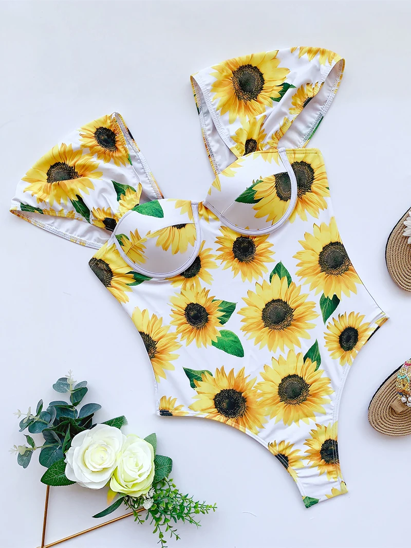 2021 New Sunflower Yellow Swimsuit Women Swimming Suit For Women One Piece Swimwear Monokini Shouder Push Up With Underwire
2021 New Sunflower Yellow Swimsuit Women Swimming Suit For Women One Piece Swimwear Monokini Shouder Push Up With Underwire