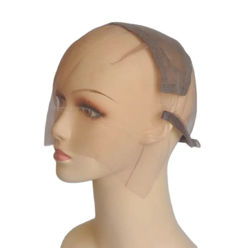 Beige/Brown Full Swiss Lace Wig Cap With Spun Net For Making Wigs Best Quality Guarantee with Adjustable Strap
Beige/Brown Full Swiss Lace Wig Cap With Spun Net For Making Wigs Best Quality Guarantee with Adjustable Strap