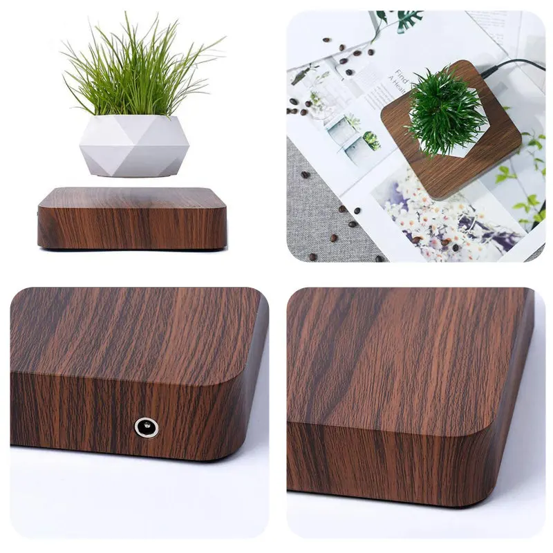 Levitating Air Bonsai Pot Rotation Flower Pot Planters Magnetic Suspension Floating Pot Potted Plant Home Desk Decor
Levitating Air Bonsai Pot Rotation Flower Pot Planters Magnetic Suspension Floating Pot Potted Plant Home Desk Decor