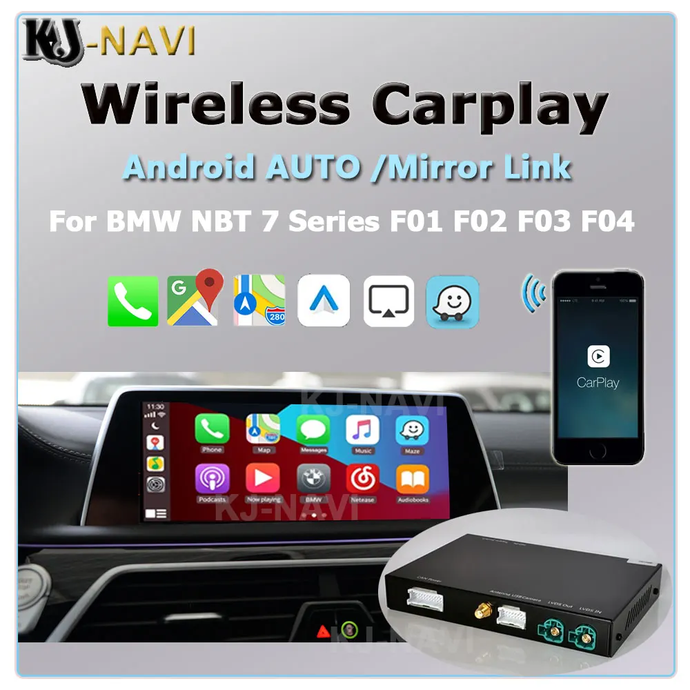 С функцией воспроизведения автомобиля, беспроводной Android Mirror Link AirPlay CarPlay для BMW NBT 7 серии F01 F02 F03 F04 2009-2016
С функцией воспроизведения автомобиля, беспроводной Android Mirror Link AirPlay CarPlay для BMW NBT 7 серии F01 F02 F03 F04 2009-2016