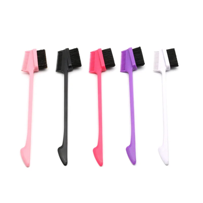 1PC Double Sided Comb Steel Pin Tail Hair Care Hair Edge Control Brushes Gel Smooth New Eyebrow Brush Hairdressing Salon Supply
1PC Double Sided Comb Steel Pin Tail Hair Care Hair Edge Control Brushes Gel Smooth New Eyebrow Brush Hairdressing Salon Supply