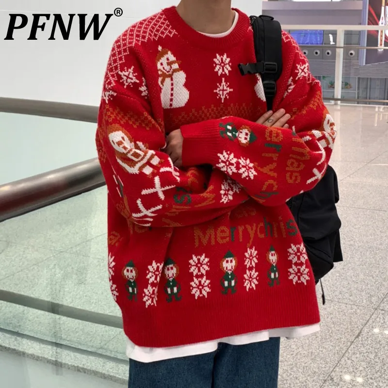 PFNW-Рождественский свитер для мужчин, трикотажный свитер для мужчин, винтажный свитер в стиле Харадзюку, зима,
PFNW-Рождественский свитер для мужчин, трикотажный свитер для мужчин, винтажный свитер в стиле Харадзюку, зима,