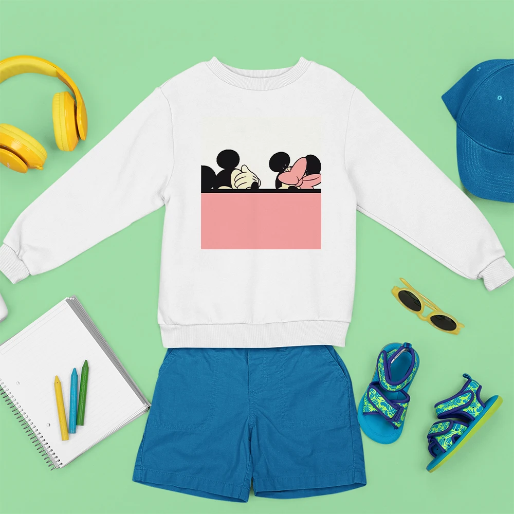 Mickey Minnie Peekaboo Hoodies for Girl Disney Cartoon Print Cute Baby Clothes Fashion Kawaii Harajuku Kids Pullover Autumn Coat
Mickey Minnie Peekaboo Hoodies for Girl Disney Cartoon Print Cute Baby Clothes Fashion Kawaii Harajuku Kids Pullover Autumn Coat