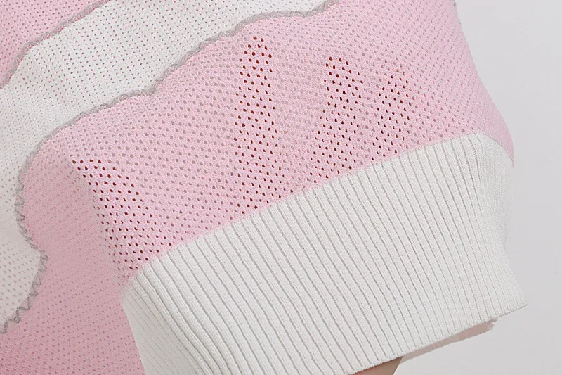 Luxury Brand Designer Knitted Pullovers for Women Peter Pan Collar Handmade Crochet Stripe Loose Knitted Sweater
Luxury Brand Designer Knitted Pullovers for Women Peter Pan Collar Handmade Crochet Stripe Loose Knitted Sweater