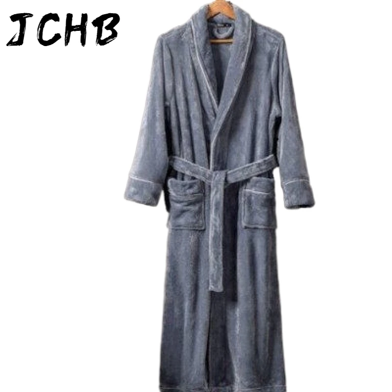JCHB 2021 Women's Winter Long Flannel Nightgown Solid V Neck Robe Female Thick Ankle Length Sleepwear with Sashes Nightwear Ladi
JCHB 2021 Women's Winter Long Flannel Nightgown Solid V Neck Robe Female Thick Ankle Length Sleepwear with Sashes Nightwear Ladi