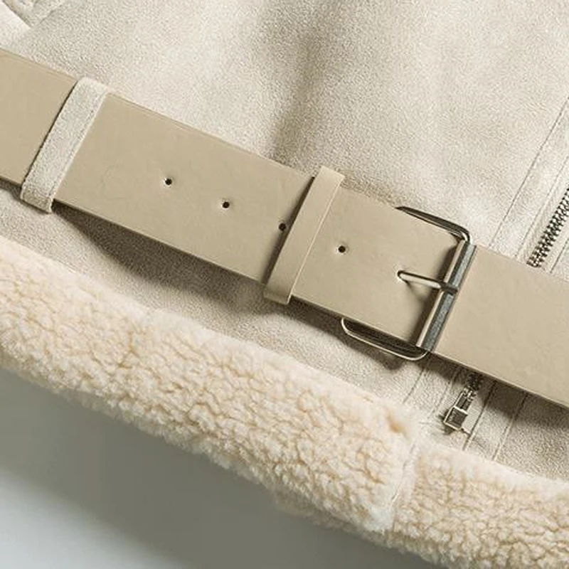 Casual Fashion Wool Blends Coats Woman Overcoats Winter Fur Coats Automotive Women Shearling Lamb Fur Coat Ivory Color 2020 A069
Casual Fashion Wool Blends Coats Woman Overcoats Winter Fur Coats Automotive Women Shearling Lamb Fur Coat Ivory Color 2020 A069