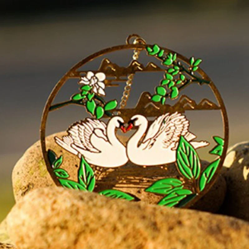 2021 Ruihe Colorful Fairy Crane Creative Chinese Style Brass Color Fan Pendant Metal Bookmark Aesthetic Student Gifts
2021 Ruihe Colorful Fairy Crane Creative Chinese Style Brass Color Fan Pendant Metal Bookmark Aesthetic Student Gifts