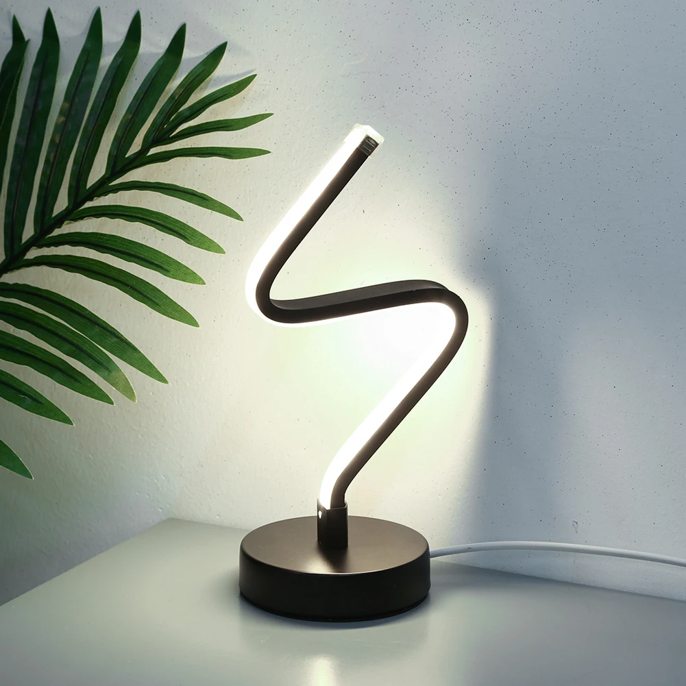 Wall LED Lighting Nordic Spiral Shape Curve Design Indoor Table Lamp Home Bedroom Hotel Bedside Decoration Acrylic Metal Light
Wall LED Lighting Nordic Spiral Shape Curve Design Indoor Table Lamp Home Bedroom Hotel Bedside Decoration Acrylic Metal Light