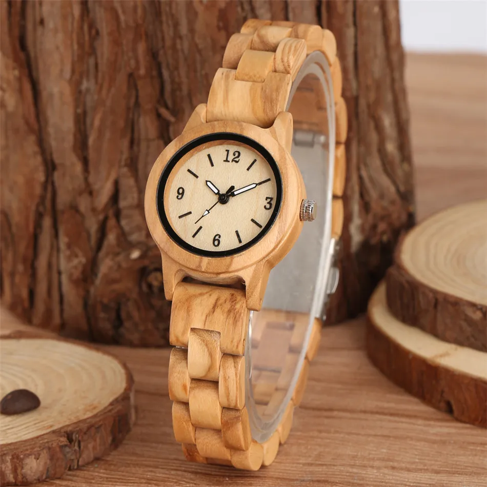 Quartz Wooden Watch Lady Natural Wood Wristwatch Minimalist Small Dial Clock Luminous Pointers Women's Watches reloj mujer
Quartz Wooden Watch Lady Natural Wood Wristwatch Minimalist Small Dial Clock Luminous Pointers Women's Watches reloj mujer