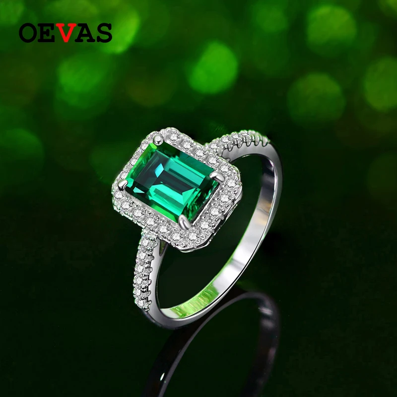 OEVAS 100% Серебро 925 пробы 8*6 мм настоящий изумруд обручальные кольца для женщин сверкающий подарок для помолвки невесты ювелирные изделия опто...
OEVAS 100% Серебро 925 пробы 8*6 мм настоящий изумруд обручальные кольца для женщин сверкающий подарок для помолвки невесты ювелирные изделия опто...