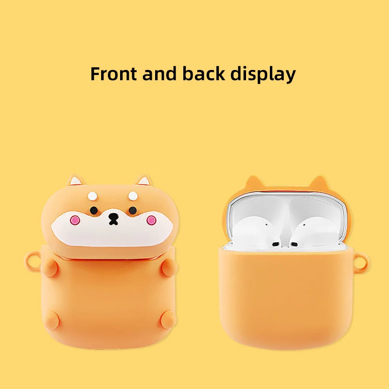 2PCS 3D Cartoon Funny Cute Silicone Case For Apple Airpods 1 2 Case Cover For Air Pods Pro Case Soft Skin Cover for Charging Box
2PCS 3D Cartoon Funny Cute Silicone Case For Apple Airpods 1 2 Case Cover For Air Pods Pro Case Soft Skin Cover for Charging Box