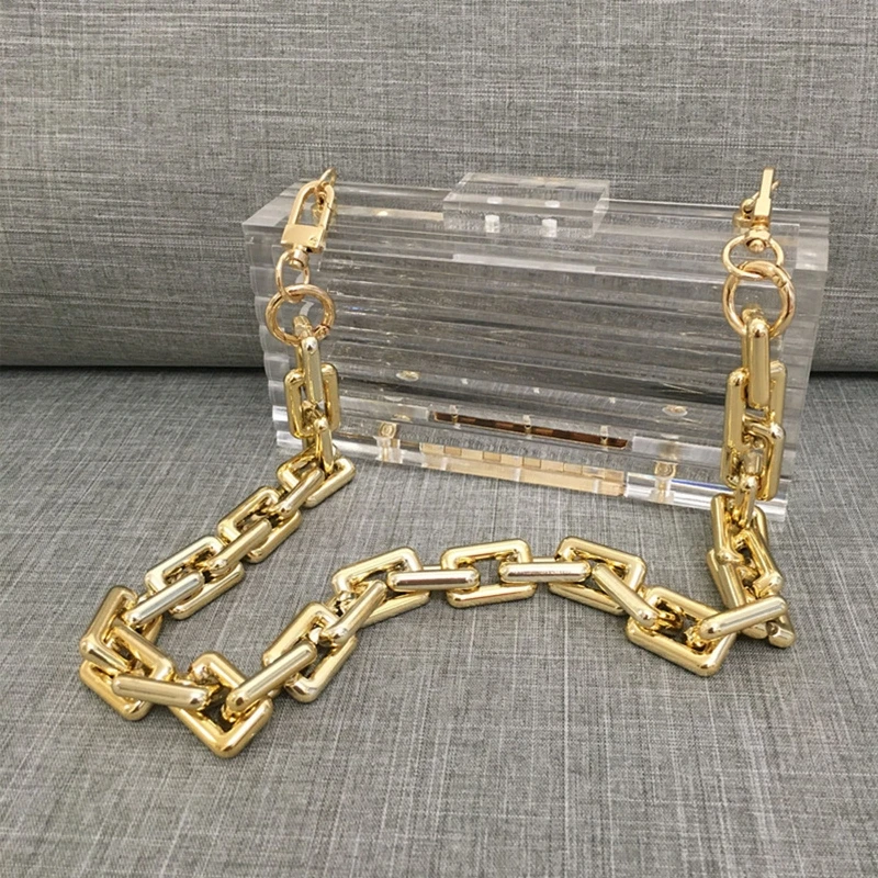 Transparent Fashion Women Chain Shoulder Bar Bag Luxury Party Elegant Banquet L9BE
Transparent Fashion Women Chain Shoulder Bar Bag Luxury Party Elegant Banquet L9BE
