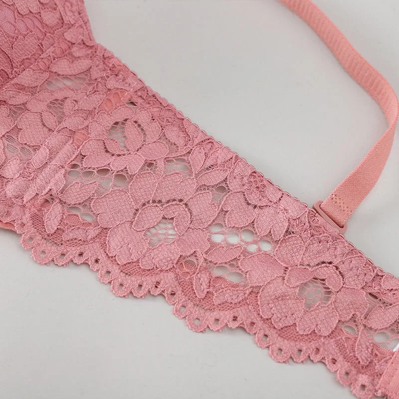 Lace Bra Sets Seamless Embroidery Bralette Women's Underwear Sexy Bar and Panties Lingerie Bralette Briefs Female Intimates
Lace Bra Sets Seamless Embroidery Bralette Women's Underwear Sexy Bar and Panties Lingerie Bralette Briefs Female Intimates