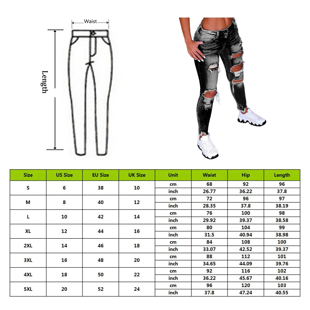 Light Blue Ripped Jeans Women 2021 Street Style Sexy Mid Rise Distressed Trouser Stretch Skinny Hole Denim Pencil Pants
Light Blue Ripped Jeans Women 2021 Street Style Sexy Mid Rise Distressed Trouser Stretch Skinny Hole Denim Pencil Pants