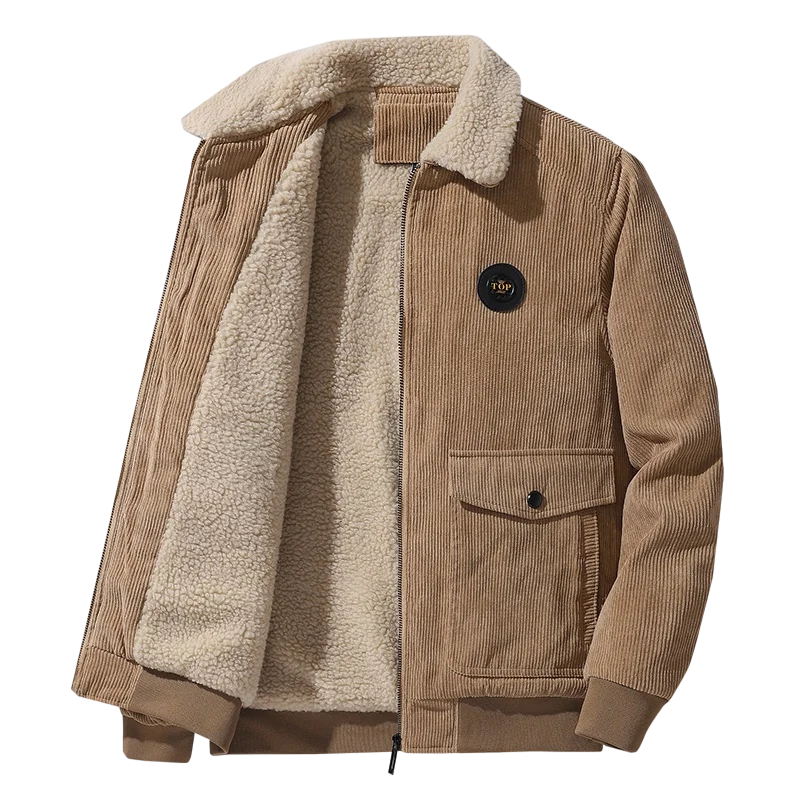 Men Jacket Fleece Warm Thick Corduroy Coat Lambswool Lapel Zipper Bomber Jacket Fashion Casual Streetwear Winter Male Plus Size
Men Jacket Fleece Warm Thick Corduroy Coat Lambswool Lapel Zipper Bomber Jacket Fashion Casual Streetwear Winter Male Plus Size