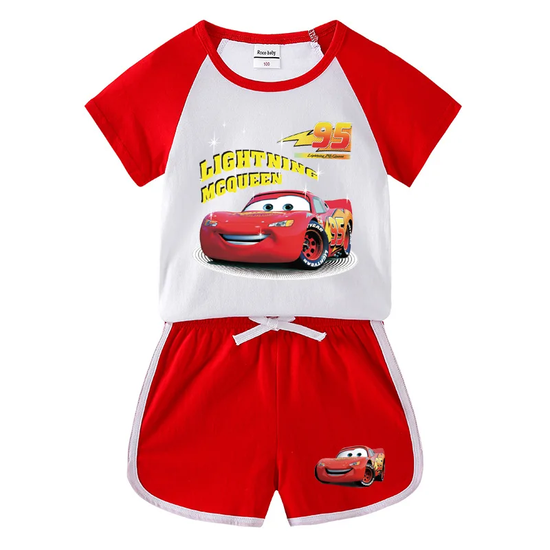 Disney children's suit summer clothes car story children's clothing short-sleeved T-shirt shorts casual two pieces
Disney children's suit summer clothes car story children's clothing short-sleeved T-shirt shorts casual two pieces