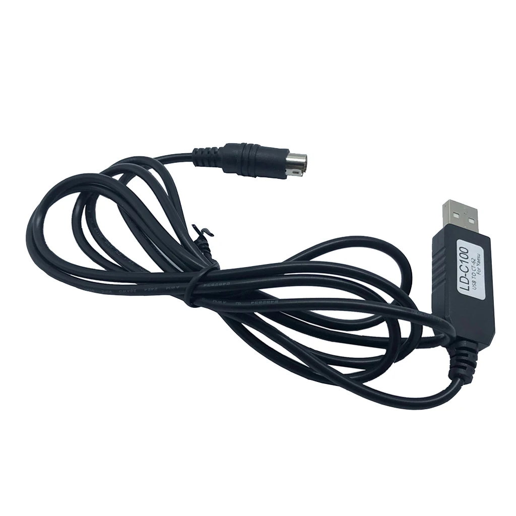 LD C105 1 5 м USB к кота Din6 запрограммирован кабель для Kenwood TS 440 450 680|Аксессуары MP3