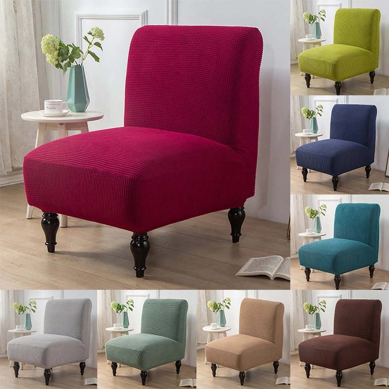 Jacquard Armless Chair Cover Solid Single Sofa Slipcover Nordic Accent Stretch Chair Covers Elastic Couch Protector Cover
Jacquard Armless Chair Cover Solid Single Sofa Slipcover Nordic Accent Stretch Chair Covers Elastic Couch Protector Cover