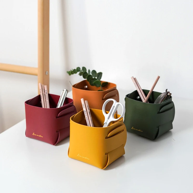 BalleenShiny Nordic Style Storage Tray Porch Key Leather Storage Box Desktop Cosmetics Remote Control Debris Storage Basket
BalleenShiny Nordic Style Storage Tray Porch Key Leather Storage Box Desktop Cosmetics Remote Control Debris Storage Basket