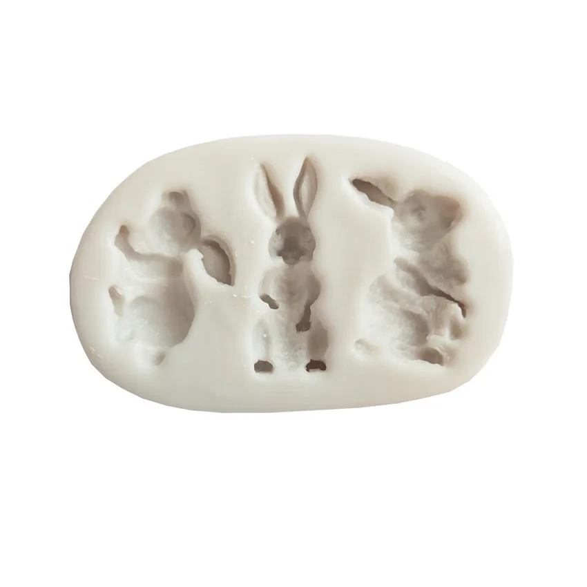 3D Rabbit Easter Bunny Fondant Silicone Mold Decoration Tool Chocolate Cake Gumpaste Mold Soft ceramics Kitchen Cooking Tools 
3D Rabbit Easter Bunny Fondant Silicone Mold Decoration Tool Chocolate Cake Gumpaste Mold Soft ceramics Kitchen Cooking Tools
