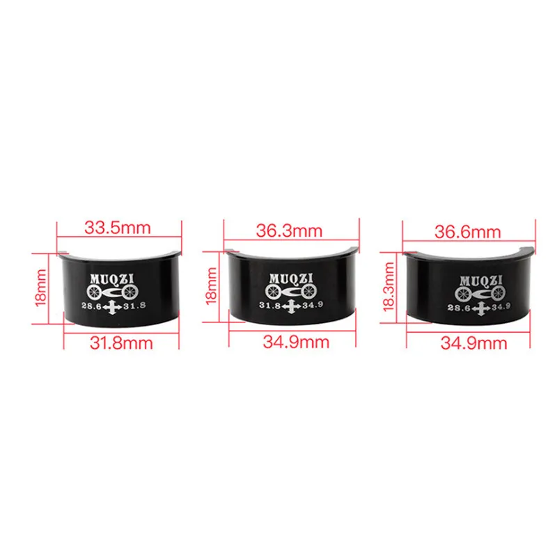 2PCS Adapter Bicycle Bike Front Derailleur Conversion Shim 28.6mm to 34.9mm 31.8mm to 34.9mm 28.6mm to 31.8mm
2PCS Adapter Bicycle Bike Front Derailleur Conversion Shim 28.6mm to 34.9mm 31.8mm to 34.9mm 28.6mm to 31.8mm