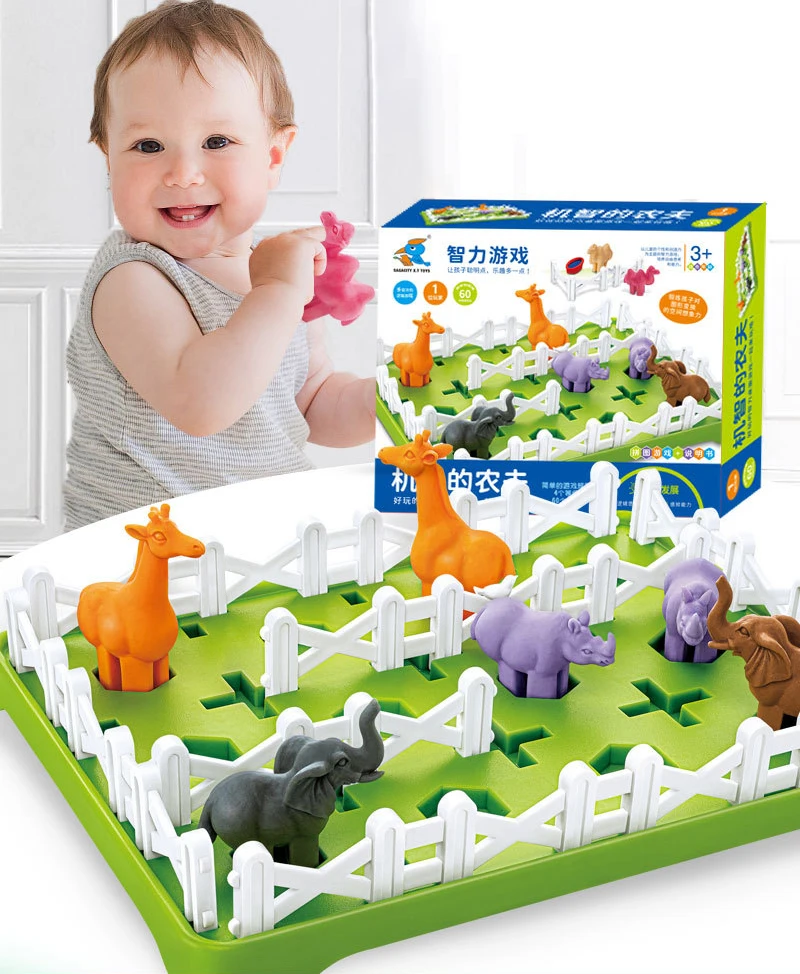 Children Early Education Toys Smart Farmer Table Game Thinking Focus IQ Puzzle Kids Toys Family Logic Board Games
Children Early Education Toys Smart Farmer Table Game Thinking Focus IQ Puzzle Kids Toys Family Logic Board Games
