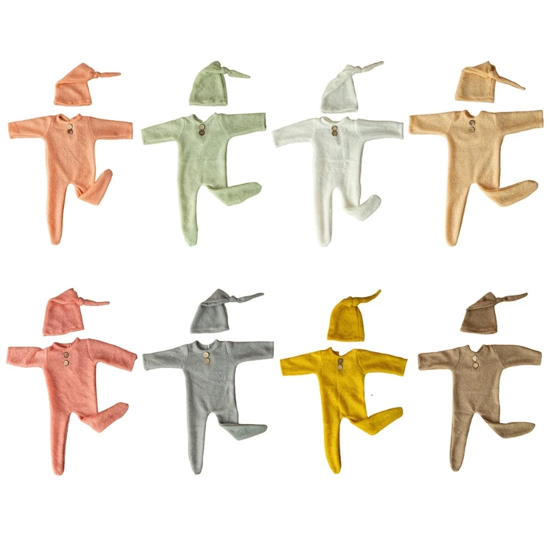 T5EC 2Pcs Baby Hat Bodysuit Set Infants Photo Shooting Clothing Outfits Newborn Photography Props Cap Romper Jumpsuit Kit
T5EC 2Pcs Baby Hat Bodysuit Set Infants Photo Shooting Clothing Outfits Newborn Photography Props Cap Romper Jumpsuit Kit