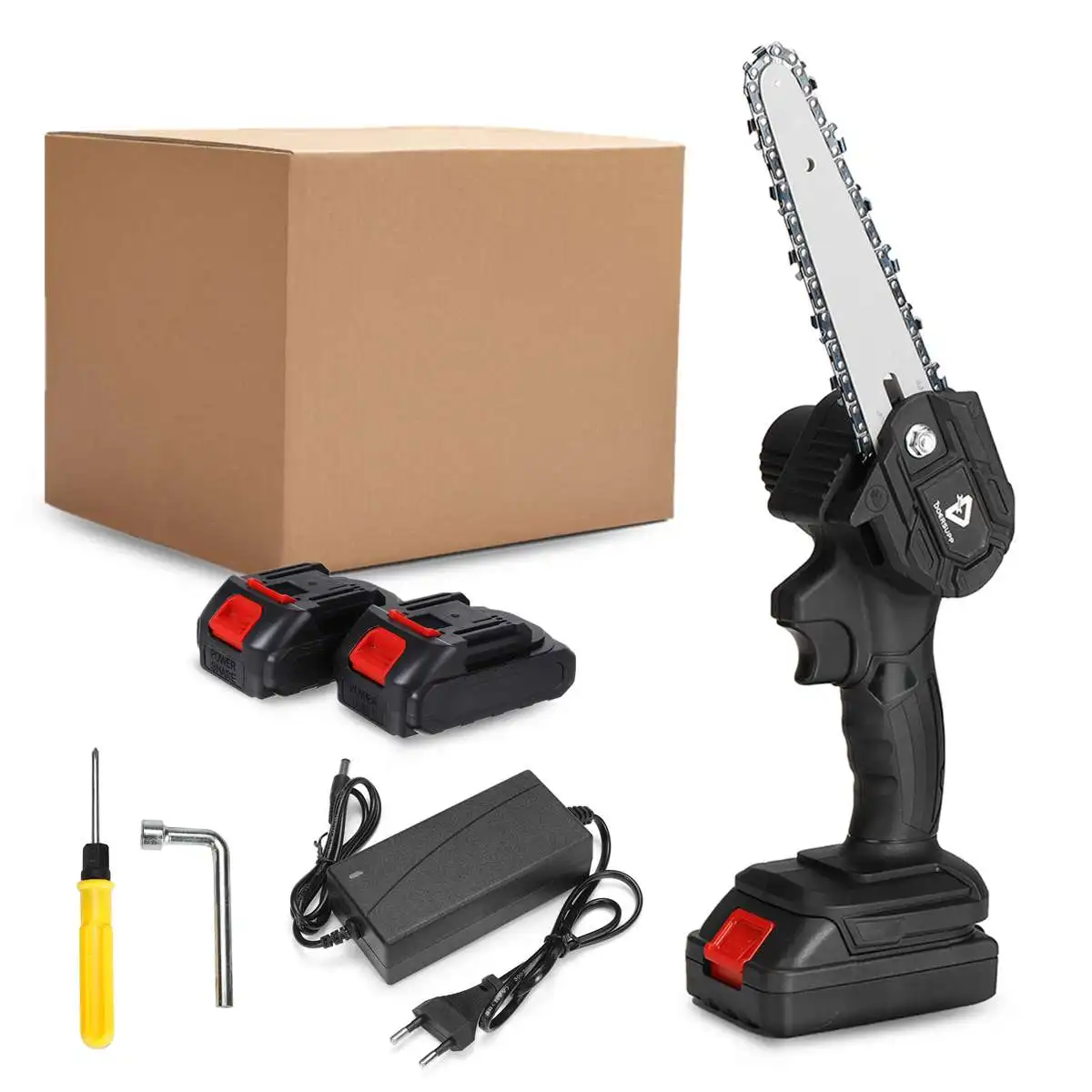 6 Inch 3000W Electric Chain Saw Woodworking Pruning Cordless ChainSaw Garden Logging Cutter Power Tool for Makita 18V Battery
6 Inch 3000W Electric Chain Saw Woodworking Pruning Cordless ChainSaw Garden Logging Cutter Power Tool for Makita 18V Battery
