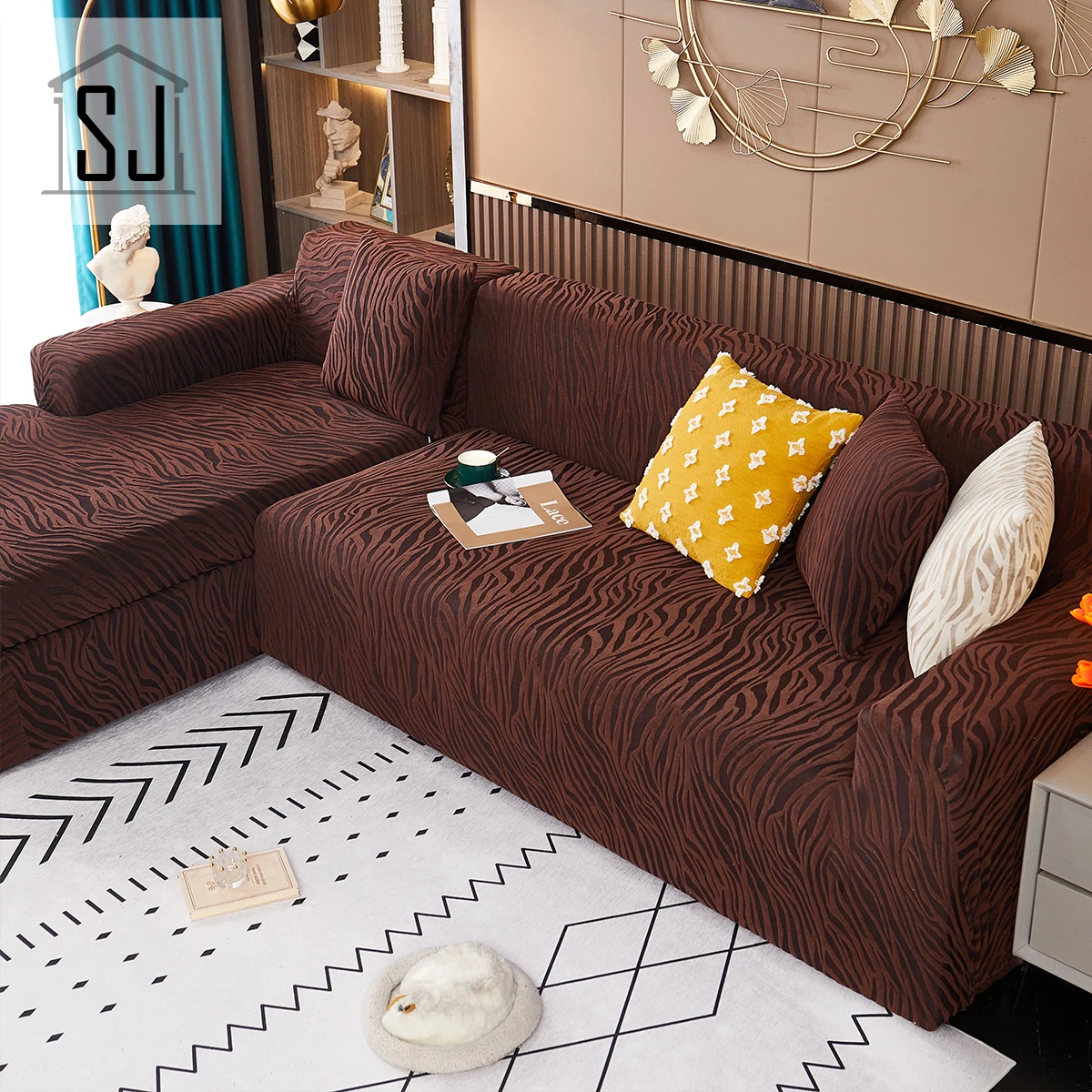 Elastic Sofa Cover for Living Room Velvet Thickened Jacquard Slipcover Tight Wrap Stretch Armchair L-Shaped Corner Couch Sheath
Elastic Sofa Cover for Living Room Velvet Thickened Jacquard Slipcover Tight Wrap Stretch Armchair L-Shaped Corner Couch Sheath