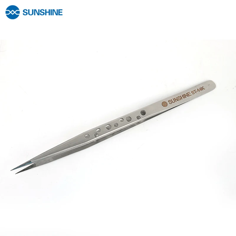 SUNSHINE ST-14K SUNSHINE ST-14K Tweezers ultra-precision straight tweezers With Holes Anti-Static Maintenance Tool For Repair
SUNSHINE ST-14K SUNSHINE ST-14K Tweezers ultra-precision straight tweezers With Holes Anti-Static Maintenance Tool For Repair