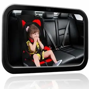 Adjustable Baby Safety Mirror Baby Car Mirror Black Large Clear Wide View Child Seat Car Safety Mirror Headrest Mount
Adjustable Baby Safety Mirror Baby Car Mirror Black Large Clear Wide View Child Seat Car Safety Mirror Headrest Mount