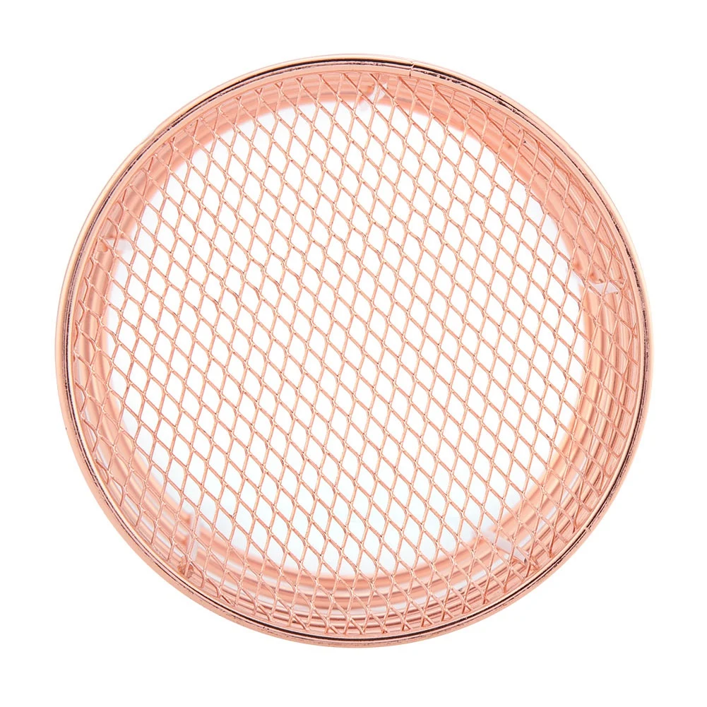 Rose Gold Iron Storage Basket Organizer Storage Holder Desktop Decor (A)Storage Basket
Rose Gold Iron Storage Basket Organizer Storage Holder Desktop Decor (A)Storage Basket