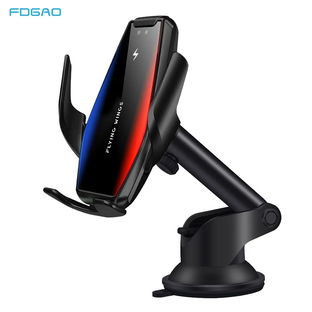 Infrared Sensor Automatic Clamping 15W Fast Car Wireless Charger for Samsung S20 S10 S9 iPhone 12 11 XS XR X 8 Car Phone Holder
Infrared Sensor Automatic Clamping 15W Fast Car Wireless Charger for Samsung S20 S10 S9 iPhone 12 11 XS XR X 8 Car Phone Holder
