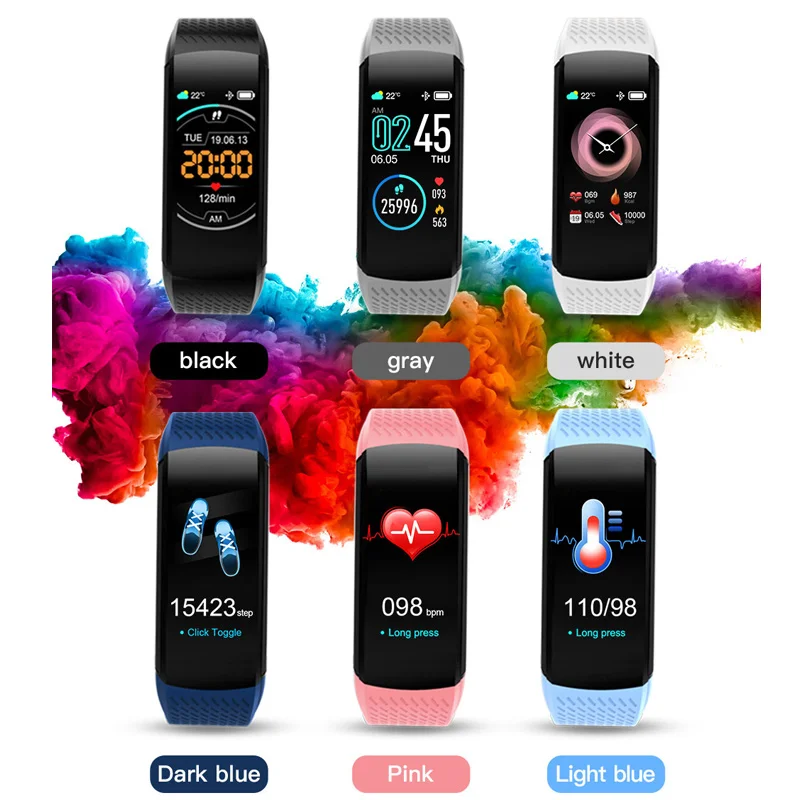 Smart Band Fitness Bracelet Blood Pressure Measurement Fitness Tracker Waterproof Smart Watch Heart Rate Tracker For Women Men
Smart Band Fitness Bracelet Blood Pressure Measurement Fitness Tracker Waterproof Smart Watch Heart Rate Tracker For Women Men