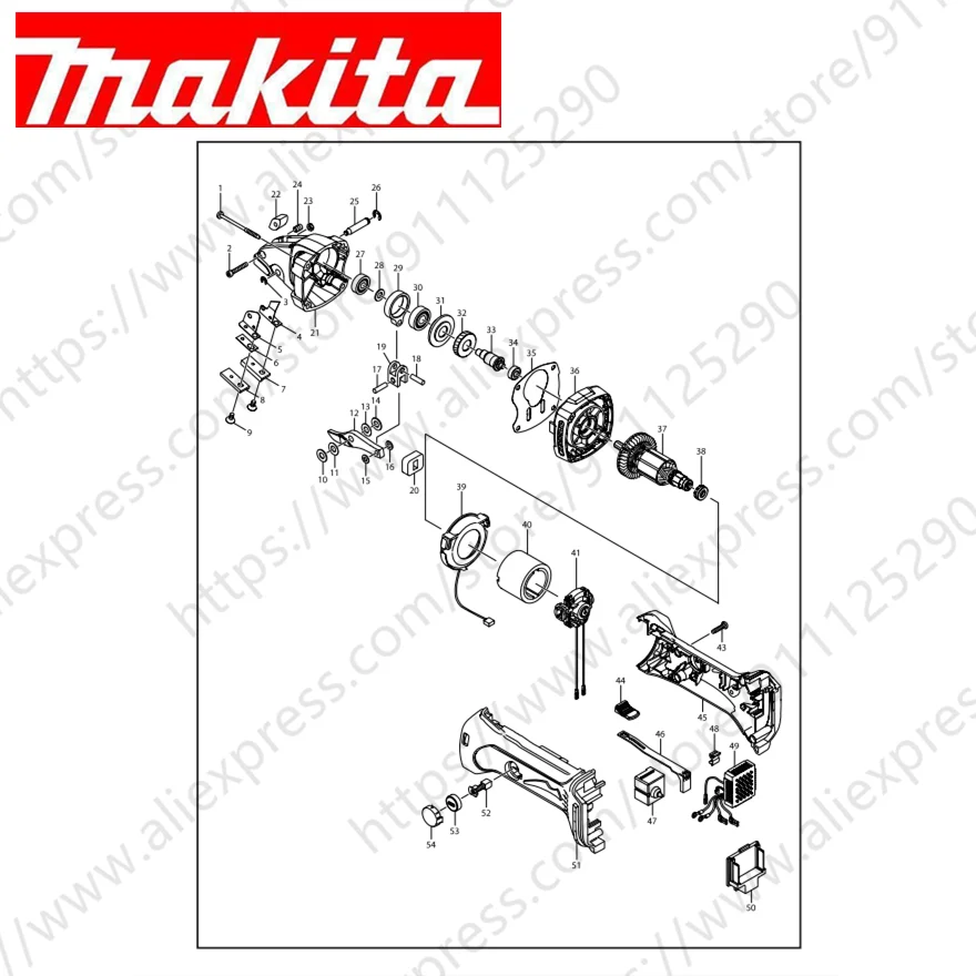 Maktia for DJS161 Rotor switch stator handle housing bearing Spindle gear (Consult customer service)
Maktia for DJS161 Rotor switch stator handle housing bearing Spindle gear (Consult customer service)