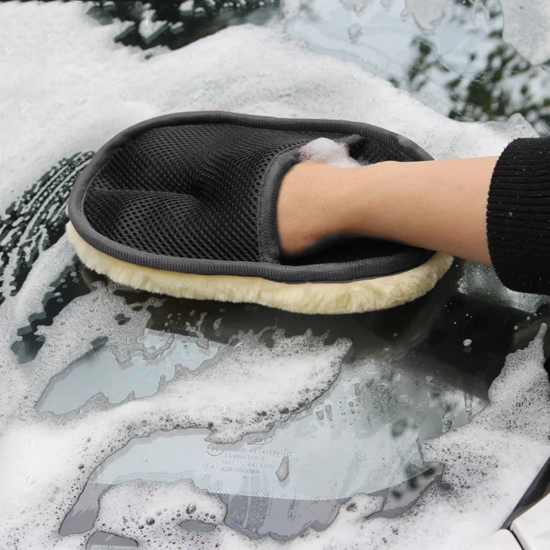 1PCSCar Styling Soft Wool Washing Gloves Cleaning Brush Motorcycle Washing Machine Care Products Car Interior Cleaning
1PCSCar Styling Soft Wool Washing Gloves Cleaning Brush Motorcycle Washing Machine Care Products Car Interior Cleaning