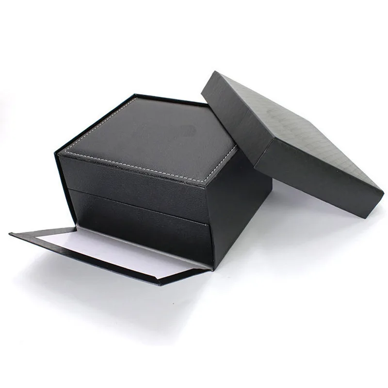Black high-end gift packaging box display box leather watch box bracelet earring box spot wholesale
Black high-end gift packaging box display box leather watch box bracelet earring box spot wholesale