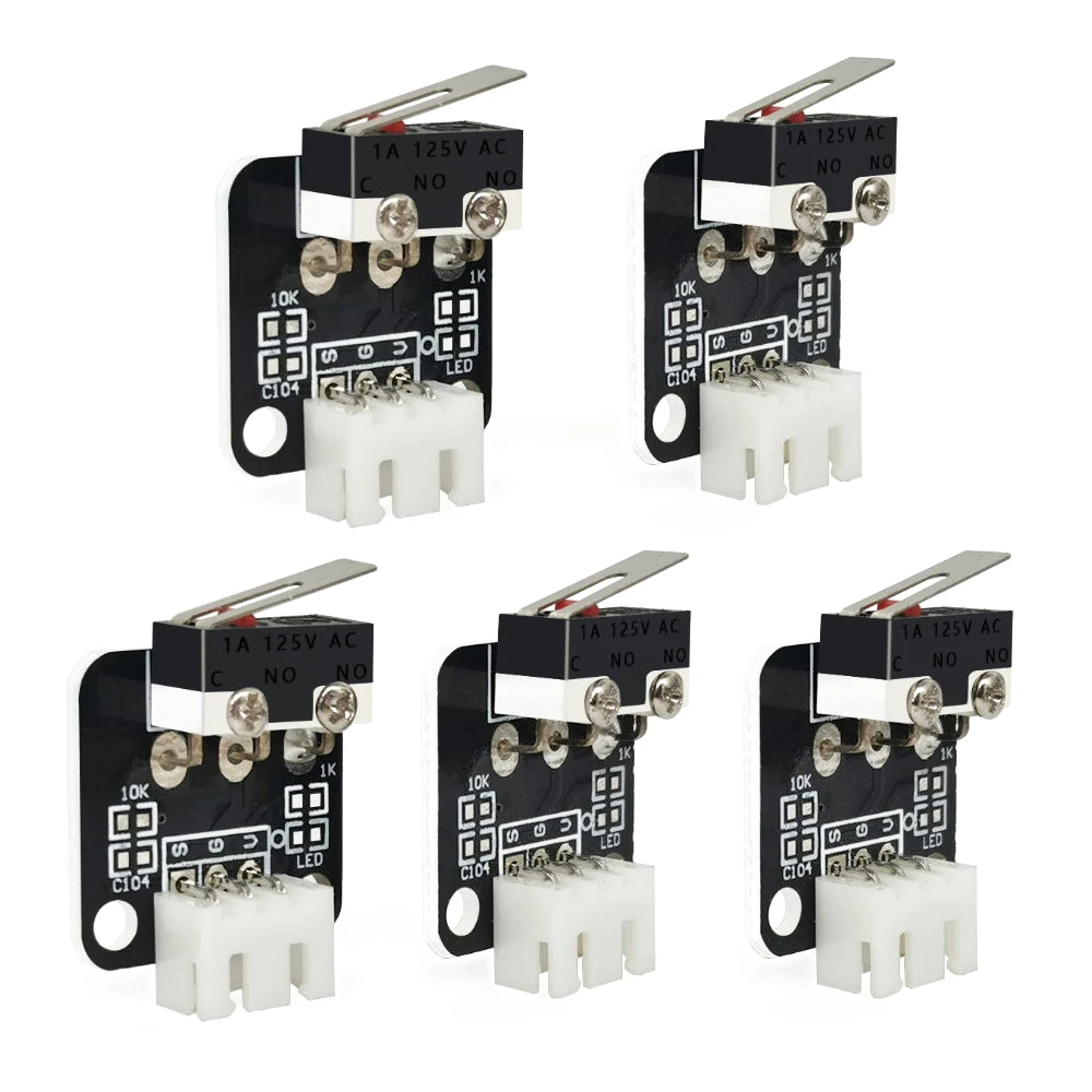 5PCS Limit Switch 3Pin N/O N/C Control Micro Switch 3D Printer Accessories for CR-10 Series Ender 3
5PCS Limit Switch 3Pin N/O N/C Control Micro Switch 3D Printer Accessories for CR-10 Series Ender 3