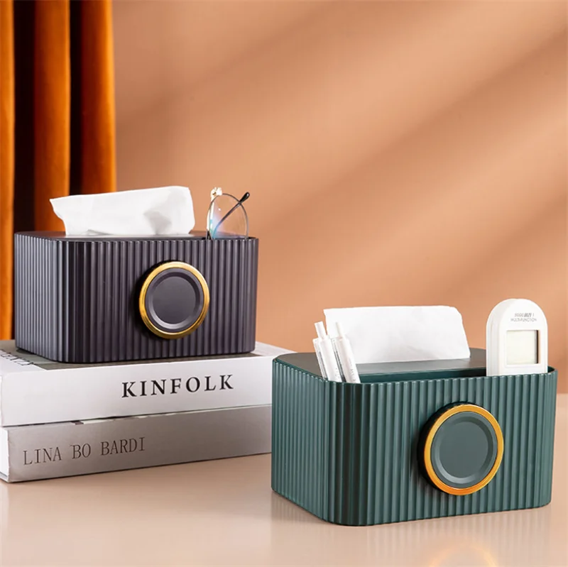 Multifunctional Tissue Box Napkin Storage Holder Desktop Sundries Storage Living Room Organizer Box for Home Office
Multifunctional Tissue Box Napkin Storage Holder Desktop Sundries Storage Living Room Organizer Box for Home Office