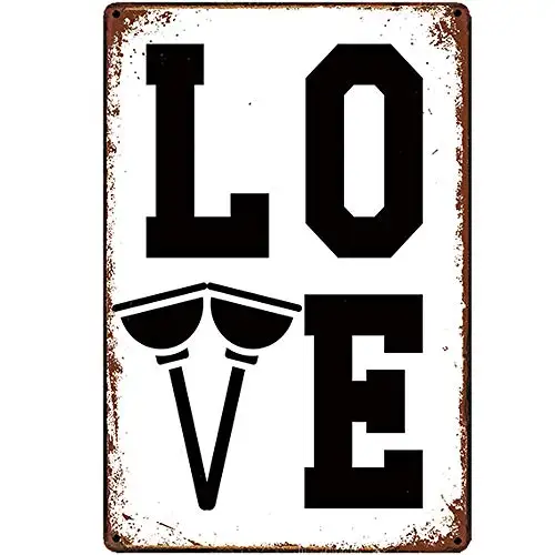 Original Retro Design Love Tin Metal Signs Wall Art | Thick Tinplate Print Poster Wall Decoration for Bathroom 
Original Retro Design Love Tin Metal Signs Wall Art | Thick Tinplate Print Poster Wall Decoration for Bathroom