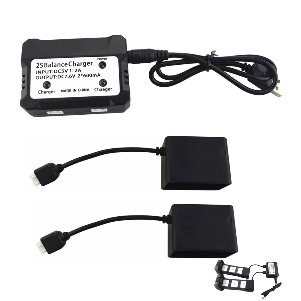 2 in 1 charger for MJX Bugs 4W B4W D88 EX3 HS550 folding quadcopter aircraft accessories lithium battery charger
2 in 1 charger for MJX Bugs 4W B4W D88 EX3 HS550 folding quadcopter aircraft accessories lithium battery charger