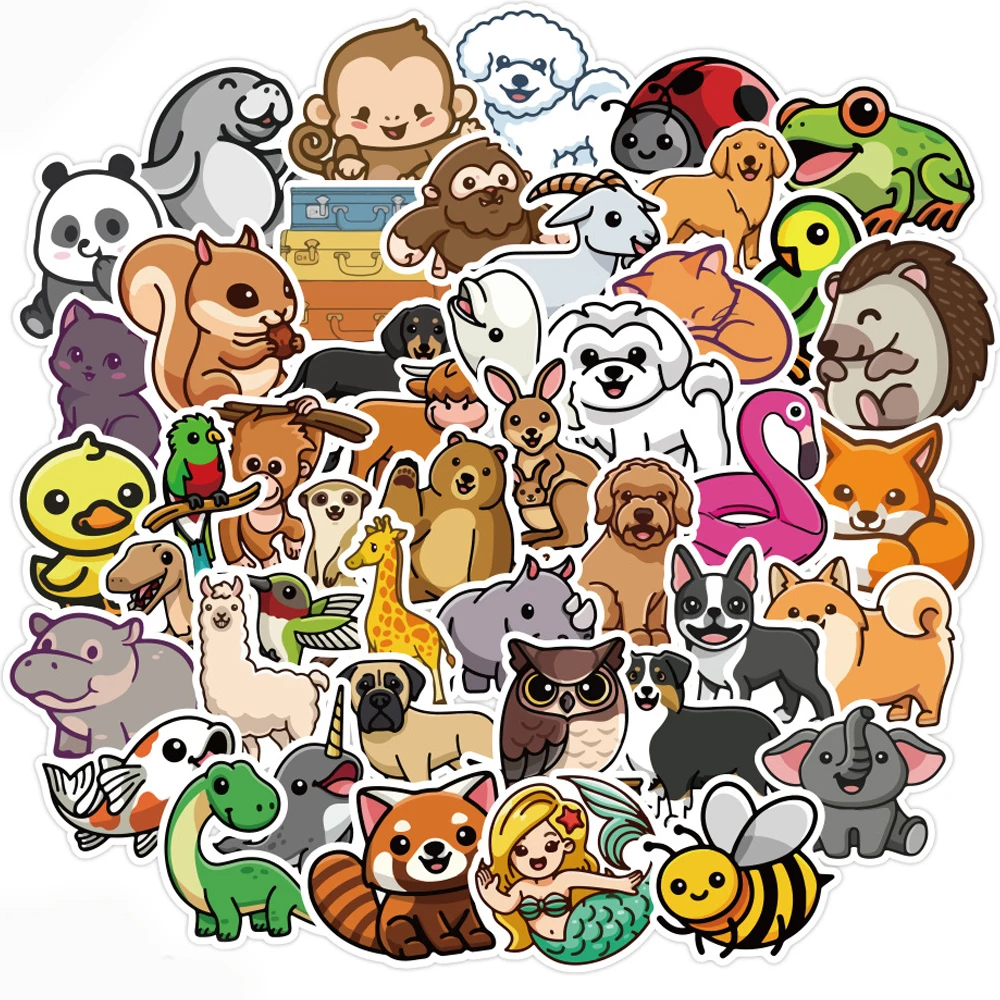 10/30/50PCS Cute Watercolor Cartoon Animal Stickers Laptop Guitar Luggage Phone Bike Waterproof Graffiti Sticker Decal Kid Toys
10/30/50PCS Cute Watercolor Cartoon Animal Stickers Laptop Guitar Luggage Phone Bike Waterproof Graffiti Sticker Decal Kid Toys