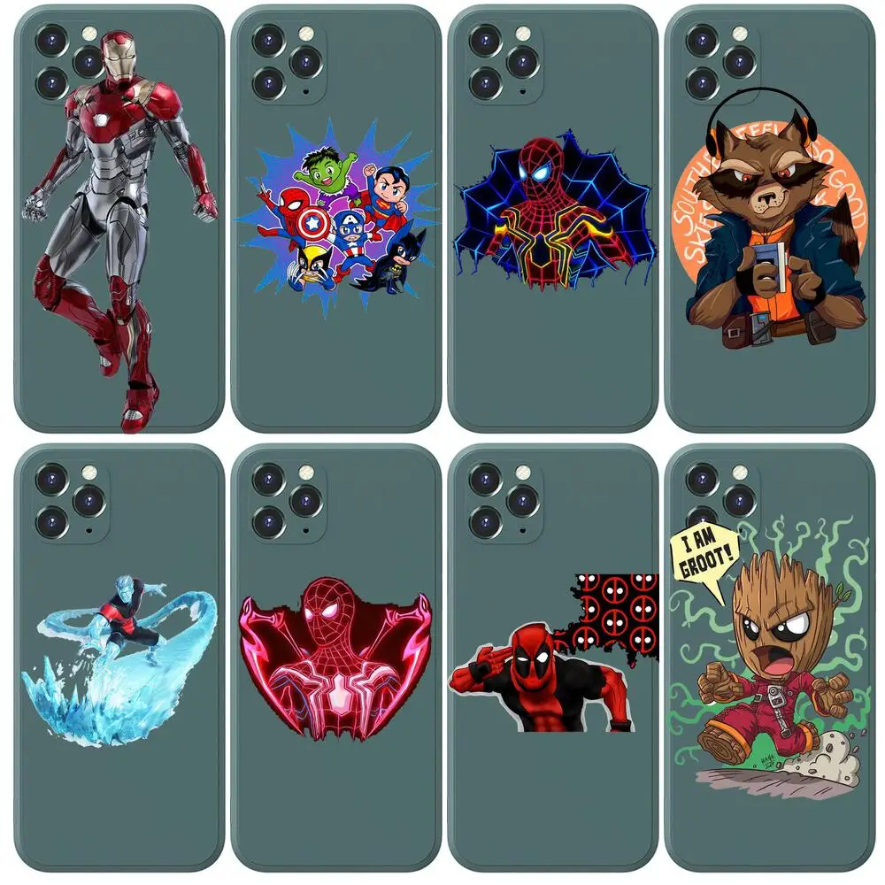 Marvel cool phone case Anime Phone Case cover For iphone 12 Pro Max 11 8 7 6 S XR PLUS X XS SE 2020 mini cell shell Army green
Marvel cool phone case Anime Phone Case cover For iphone 12 Pro Max 11 8 7 6 S XR PLUS X XS SE 2020 mini cell shell Army green