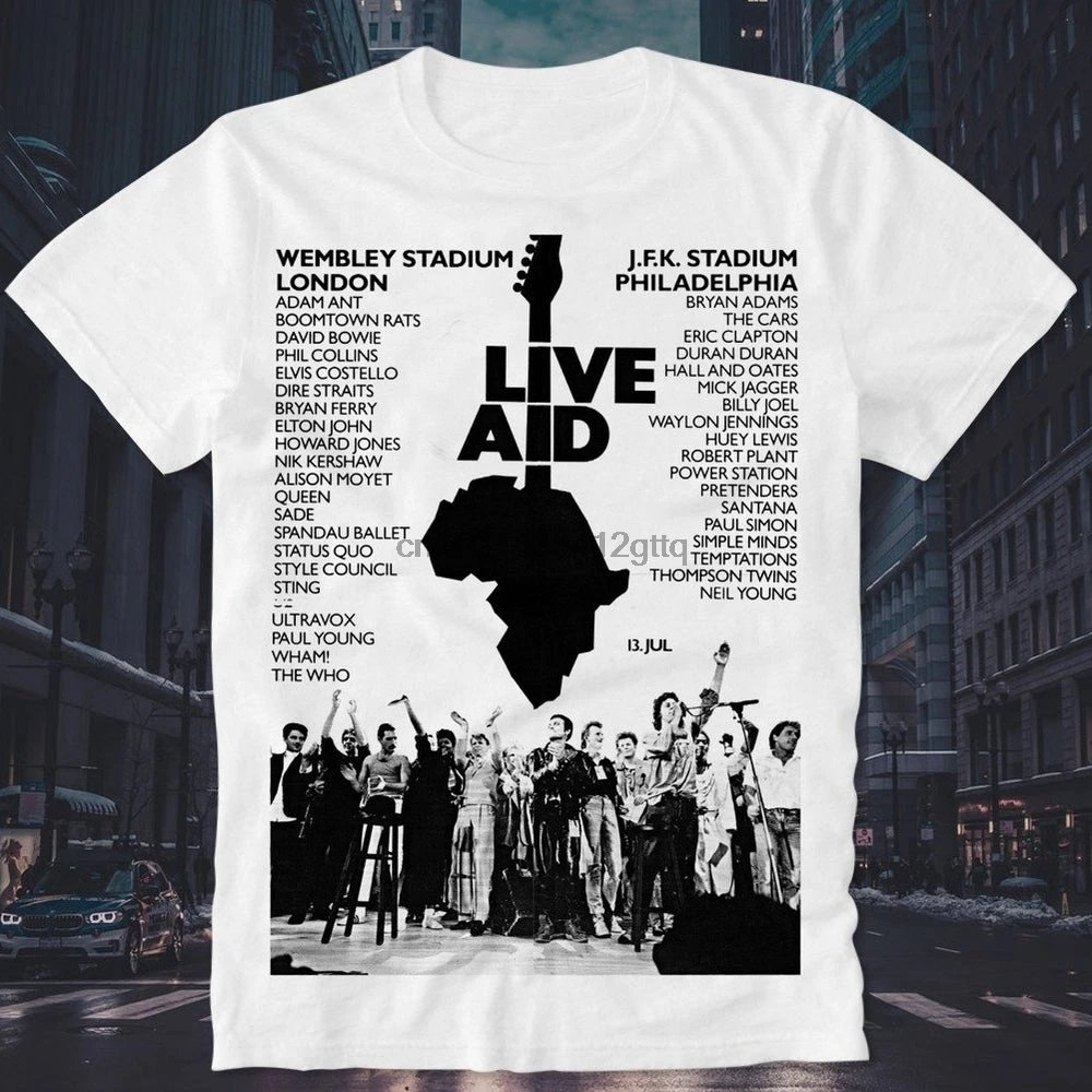 Live Aid Queen Freddie Mercury богемный кто Дэвид рапсоди Боуи ретро ВИНТАЖНЫЙ ПЛАКАТ 85 80s