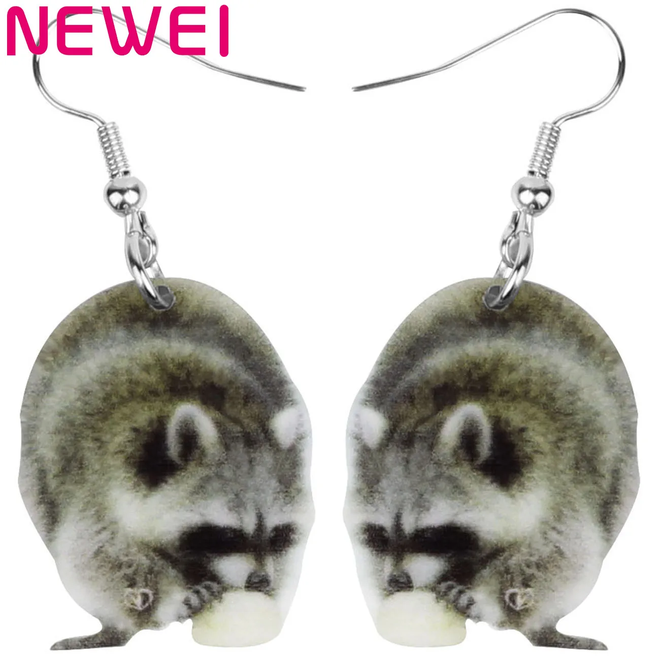 Newei Acrylic Brown Northern Raccoon Earrings Big Printing Wild Animal Dangle Drop Jewelry For Women Girl Party Gift Accessories
Newei Acrylic Brown Northern Raccoon Earrings Big Printing Wild Animal Dangle Drop Jewelry For Women Girl Party Gift Accessories