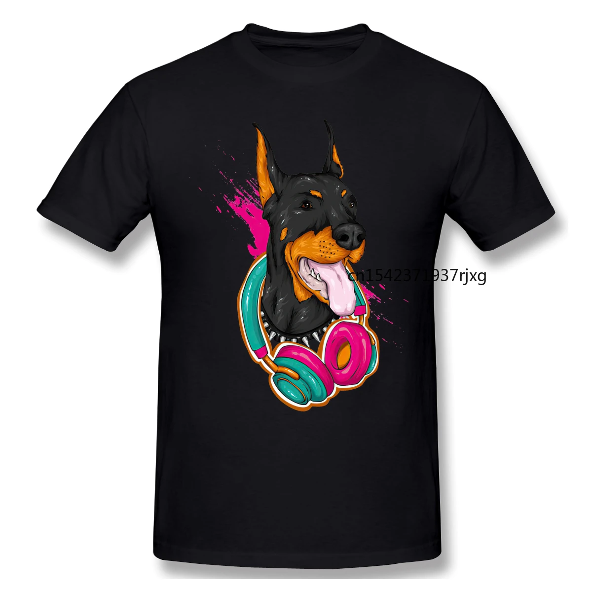 Black and White Color Beautiful Dog In Headphones Gift Cartoon Graphic Tees Cool Short Sleeve T-Shirt Top Casual O-Neck
Black and White Color Beautiful Dog In Headphones Gift Cartoon Graphic Tees Cool Short Sleeve T-Shirt Top Casual O-Neck