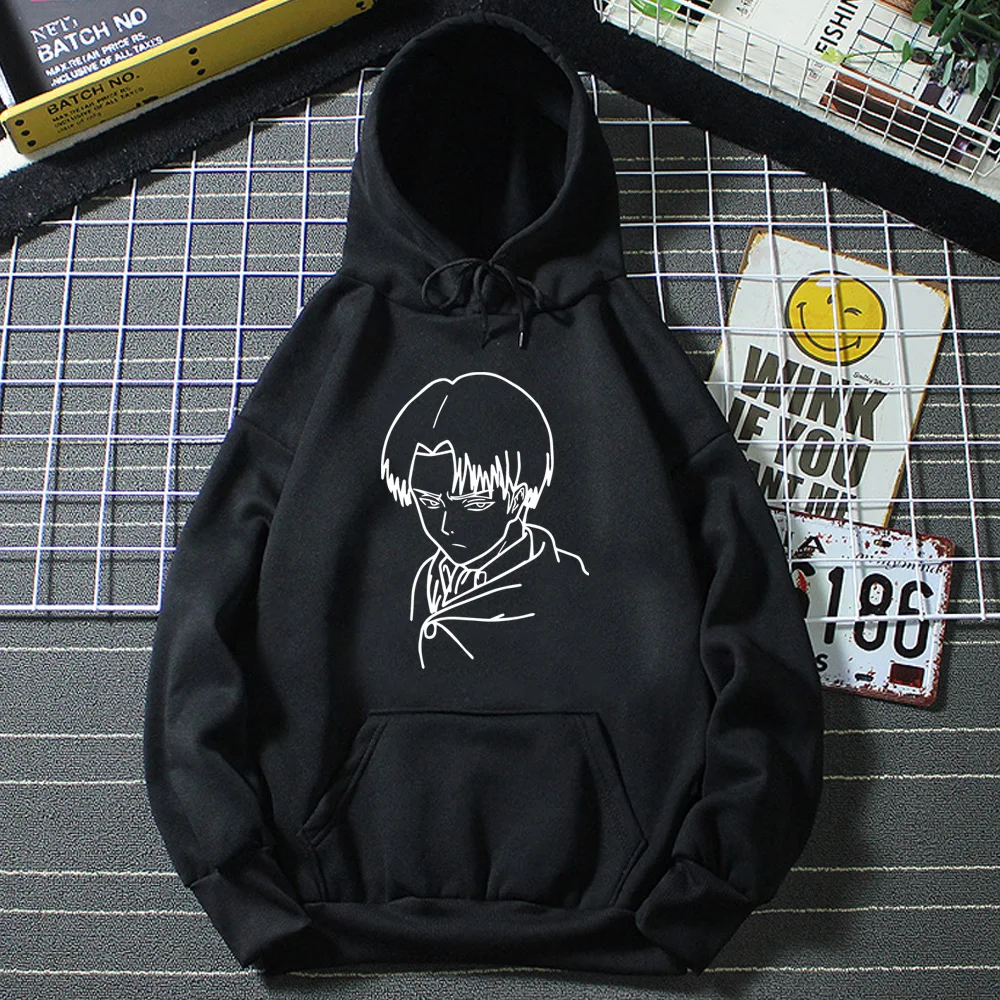 Attack On Titan Print Loog Sleeve Casual Sportswear Sweatshirt Harajuku Cool Levi Ackerman Hoodie
Attack On Titan Print Loog Sleeve Casual Sportswear Sweatshirt Harajuku Cool Levi Ackerman Hoodie